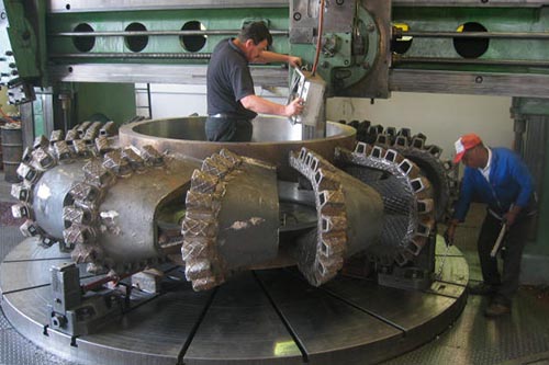 Cutter Wheel During Assembly